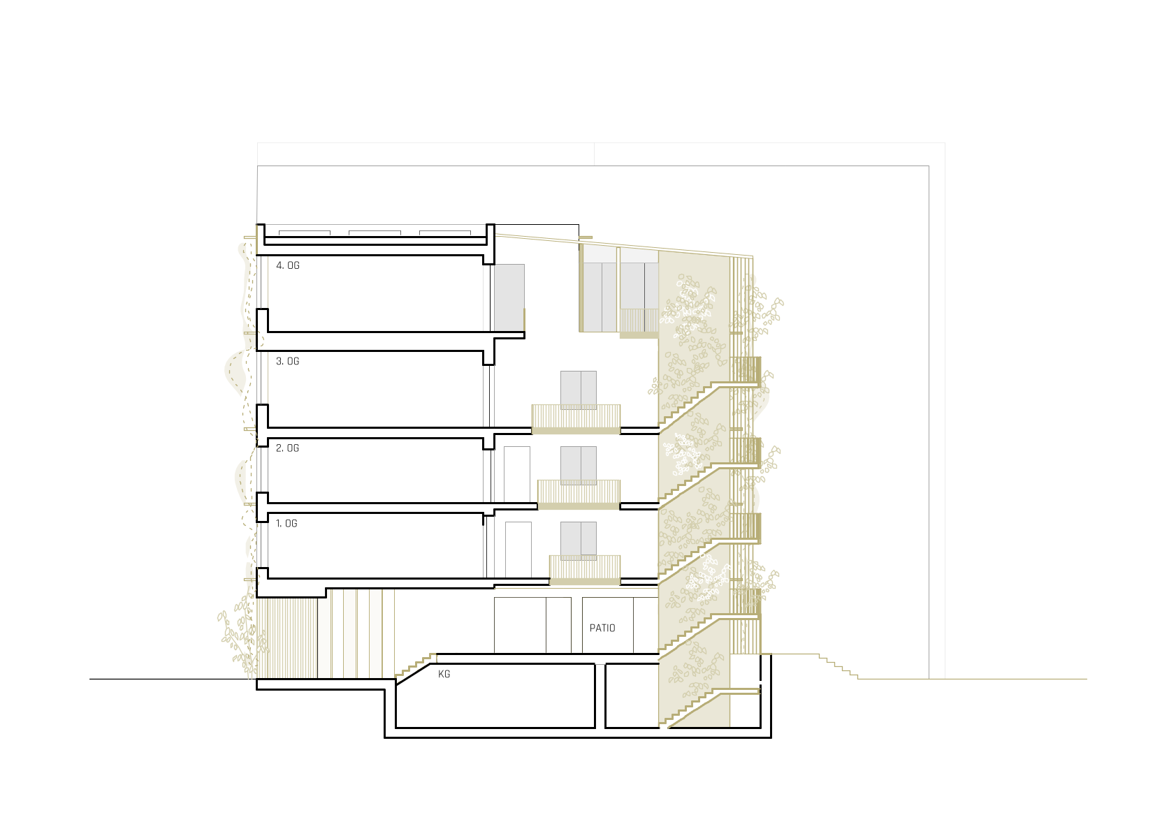 Grundriss des sanierten Bauernhauses